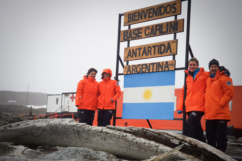 Cientificos en la antartida