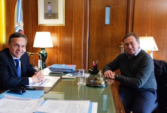 El intendente se reunió con el ministro de Transporte de la Nación, Diego Giuliano, para avanzar en el proyecto de la terminal de ómnibus.