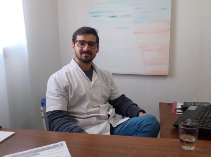 Cristian Quiroga, nutricionista.