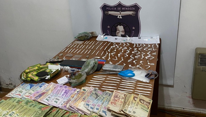 Fotografía: Narcotráfico del departamento de Tunuyán.