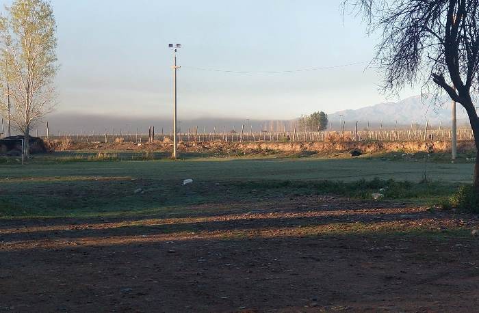 heladas-humo-5-octubre-la-consulta Foto tomada este jueves por la mañana en San Carlos - El Cuco Digital