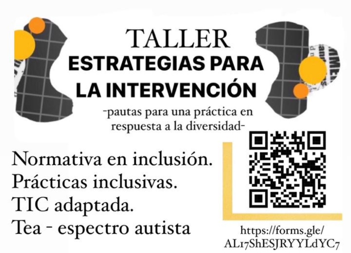 Se dictará un taller de prácticas inclusivas en el IES Vera Peñaloza.