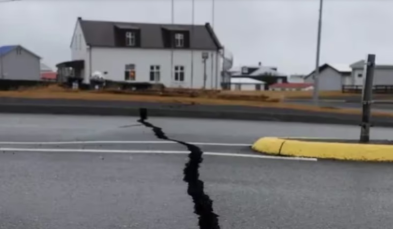 Temblores en Islandia (captura imagen diario Los Andes)