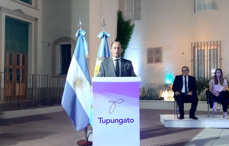 Gustavo Soto dio su último discurso como intendente de Tupungato.