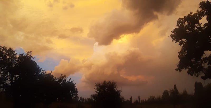 Alerta por tormentas.