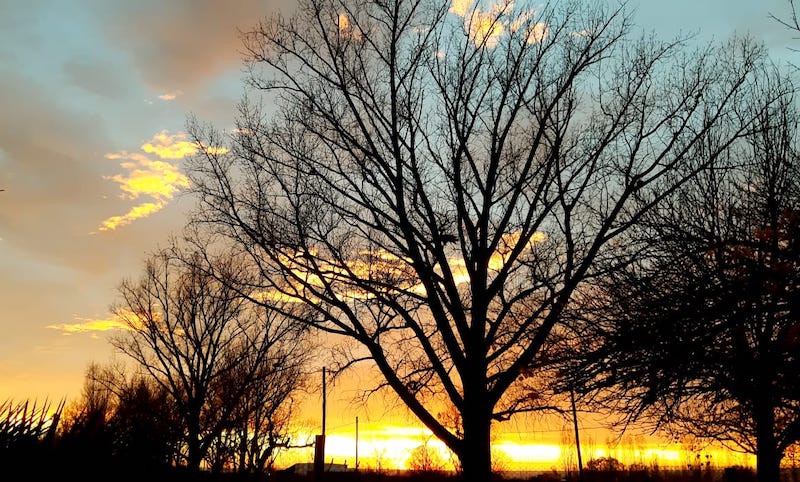 Amanecer en Valle de Uco.