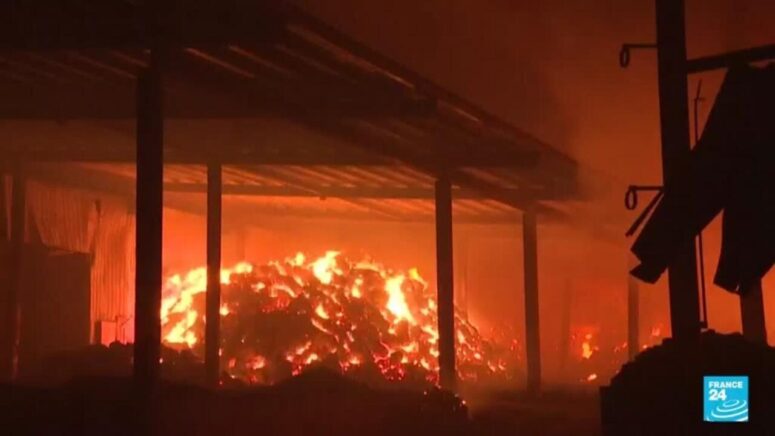 Incendio en Corea del Sur