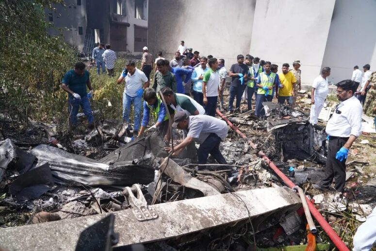 Avion caido en la India 2