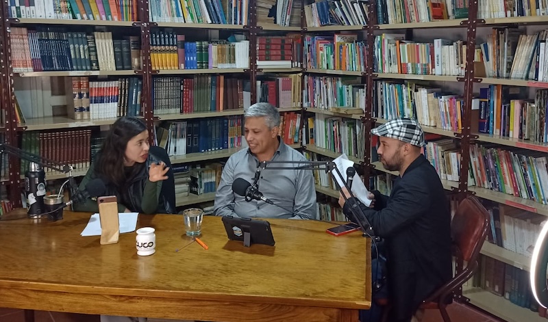 El intendente de Tupungato, junto a Abi Romo y Jorgito García.