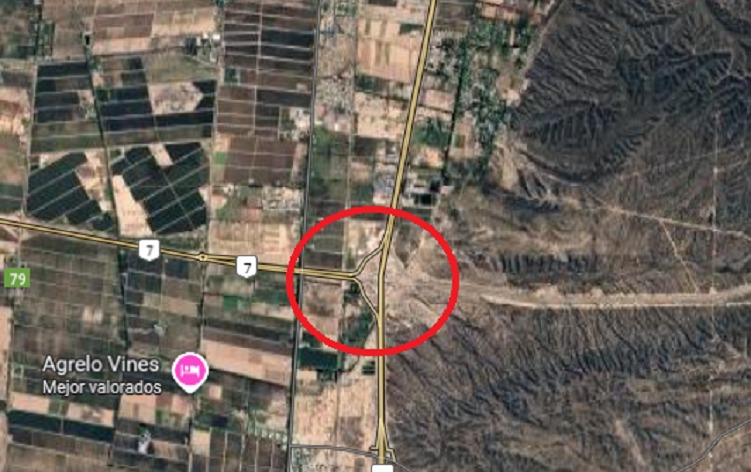 Ruta 40 y Ruta 7 JPG